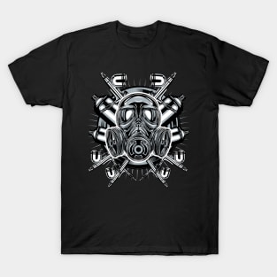 Gas Mask  Airbrush T-Shirt